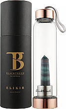 Düfte, Parfümerie und Kosmetik Wasserflasche mit Fluoritkristall - BlackTouch Elixir