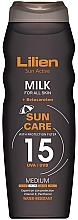 Düfte, Parfümerie und Kosmetik Sonnenschutz-Körpermilch - Lilien Sun Active Milk SPF 15