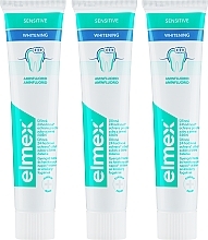 Düfte, Parfümerie und Kosmetik Zahnpflegeset - Elmex Sensitive Whitening (Aufhellende Zahnpasta 3x75ml)