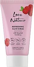 Erfrischendes Gesichtspeeling Cranberry - Oriflame Love Nature Refreshing Face Scrub — Bild N1