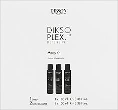 Haarpflegeset Mini - Dikson Dikso Plex (Haarschutzcreme 100ml + Haarcreme 2x 100ml) — Bild N1