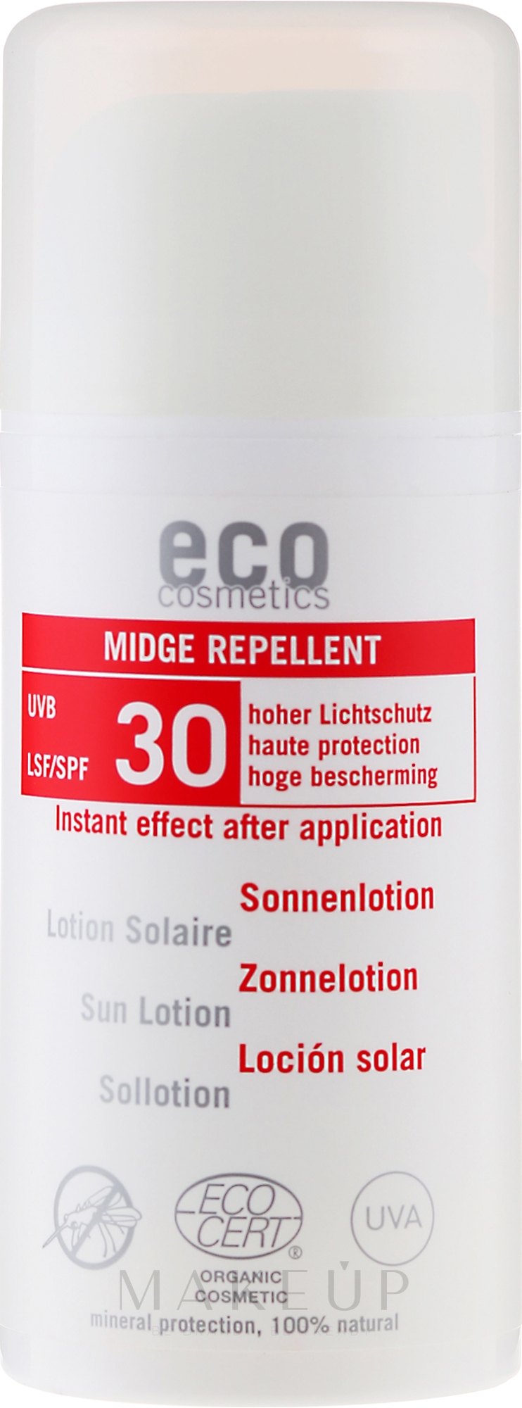 Sonnenlotion LSF 30 & Mückenschutz - Eco Cosmetics Sonnenlotion LSF 30 — Foto 100 ml
