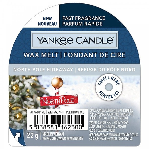 Duftwachs - Yankee Candle Wax Melt North Pole Hideaway — Bild N1