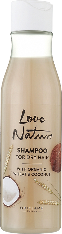 Pflegendes Shampoo für trockenes Haar mit Weizen und Kokosnuss - Oriflame Love Nature Dry Hair Shampoo — Bild N1