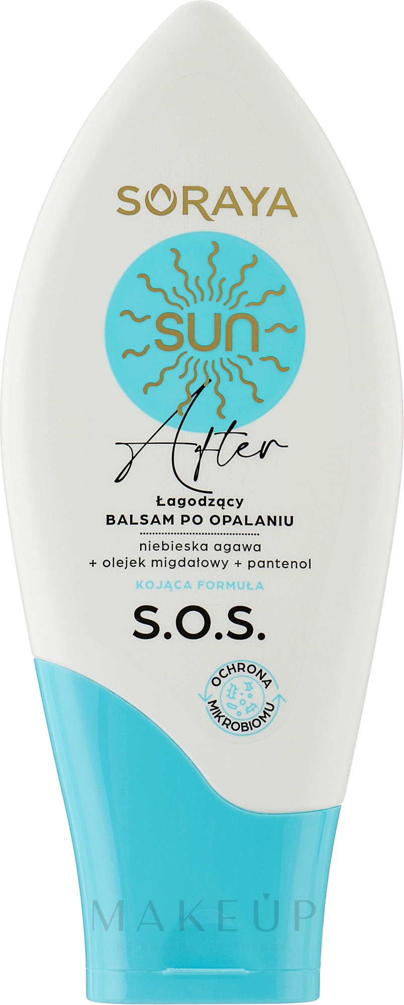 Beruhigender After-Sun Balsam mit blauer Agave, Mandelöl und Panthenol - Soraya SOS After Sun — Bild 125 ml