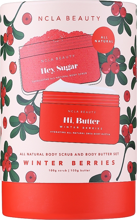 Set - NCLA Beauty Winter Berries (Körperbutter/100 ml + Körperpeeling/100 ml) — Bild N1