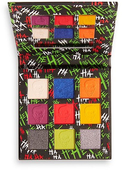 Lidschatten-Palette - Makeup Revolution X Dc Joker Shadow Palette Why So Serious — Bild N3