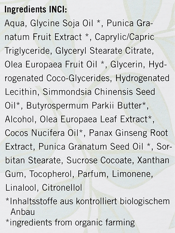 Schützende Nachtcreme mit Granatapfel und Ginseng - Eco Cosmetics- Eco Cosmetics — Bild N3