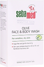 Gesichts- und Körperreinigungslotion mit Olive - Sebamed Olive Face & Body Wash — Bild N2