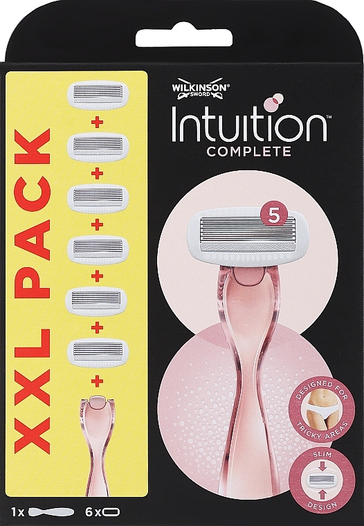 Rasierer mit 6 Ersatzklingen - Wilkinson Sword Intuition Complete XXL Pack — Bild N1