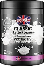 Schützende Haarmaske für alle Haartypen - Ronney Mask Classic Latte Pleasure Protective — Bild N2