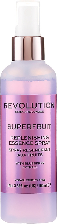 Feuchtigkeitsspendendes Gesichtsspray - Makeup Revolution Superfruit Replenishing Essence Spray — Bild N1