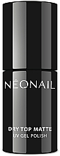 Düfte, Parfümerie und Kosmetik UV Nagelüberlack mit Matt-Effekt - NeoNail Professional Dry Top Matte