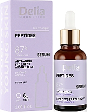 Anti-Aging Serum für Gesicht, Hals und Dekolleté mit Peptiden - Delia Peptides Serum — Bild N2