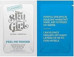 Gesichtspeeling mit Azelainsäure, Vitaminen und Haferflocken - Be The Sky Girl Super Star Peel Me Tender — Bild N1