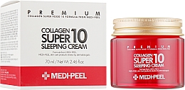 Düfte, Parfümerie und Kosmetik Verjüngende Nachtcreme mit Kollagen - Medi Peel Collagen Super10 Sleeping Cream