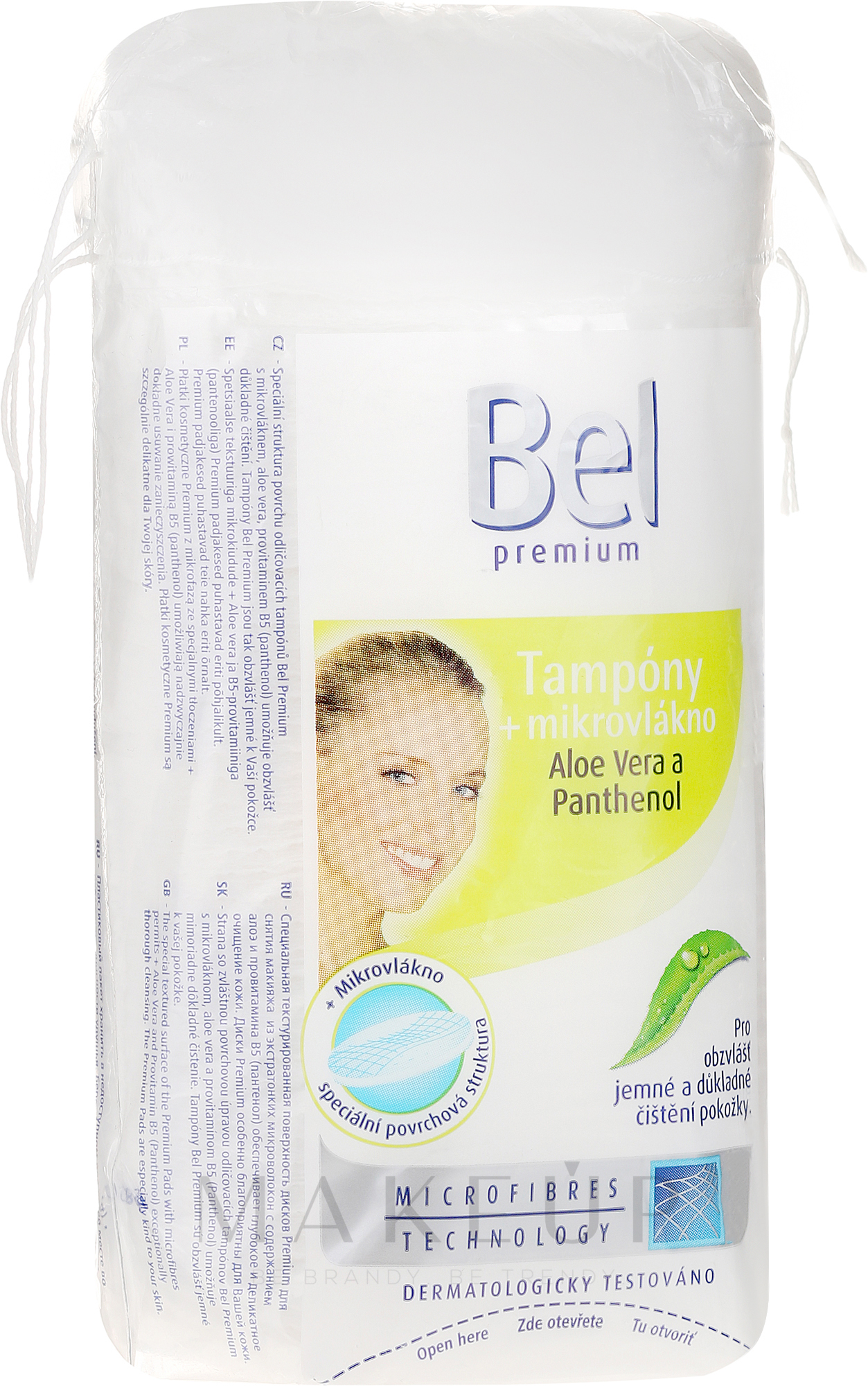 Kosmetische Wattepads mit Aloe Vera - Bel Premium Oval Pads with Aloe Vera — Bild 45 St.