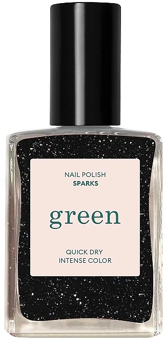 Glitzer-Nagellack - Manucurist Green Nail Polish Quick Dry Intense Color — Bild N1