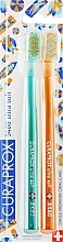 Zahnbürsten-Set Summer Edition 5460 Ultra Soft 2 St. blau + gelb - Curaprox — Bild N4