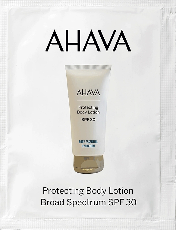 GESCHENK! Feuchtigkeitsspendende Körperlotion SPF30 - Ahava Time To Hydrate Protecting Body Lotion SPF30 (Probe)  — Bild N1