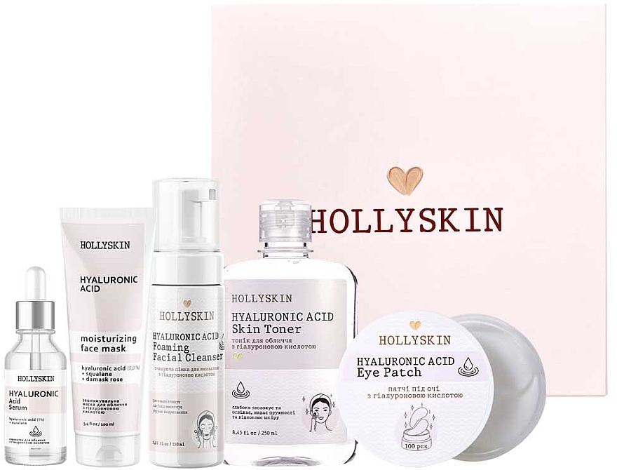 Pflegeset 5-tlg. - Hollyskin Hyaluronic Acid Care Maxi Set — Bild N2