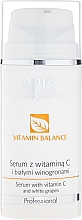 Aufhellendes Gesichtsserum mit Vitamin C und weißer Traube - APIS Professional Vitamin-Balance Algae Serum — Bild N1