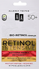 Düfte, Parfümerie und Kosmetik Aktive Anti-Falten Gesichtsmaske mit Retinol für mehr Hautelastizität 50+ - AA Retinol Intensive Bio-Retinol Complex 50+ Mask