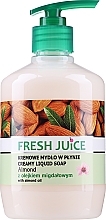 Düfte, Parfümerie und Kosmetik Cremige Handseife Mandel - Fresh Juice Almond