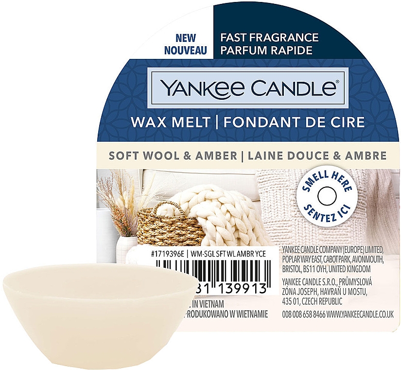 Duftwachs - Yankee Candle Soft Wool & Amber Wax Melt — Bild N1