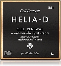 Anti-Falten Nachtcreme für das Gesicht 55+ - Helia-D Cell Concept Cream — Bild N3