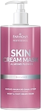 Düfte, Parfümerie und Kosmetik Creme-Maske für Körper- und Füße mit Mandelblütenduft - Farmona Professional Skin Cream Mask Almond Flower