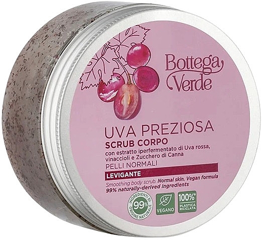 Körperpeeling mit rotem Traubenextrakt - Bottega Verde Uva Preziosa Body Scrub — Bild N1