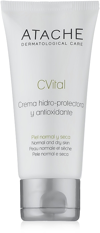 Hydro-schützende und antioxidative Gesichtscreme für normale und trockene Haut - Atache C Vital Cream Normal & Dry Skin — Bild N2