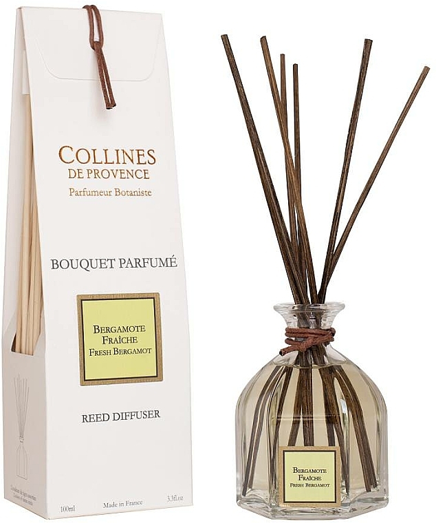 Aroma-Diffusor mit Duftstäbchen Frische Bergamotte - Collines de Provence Bouquet Aromatique Fresh Bergamot — Bild N1