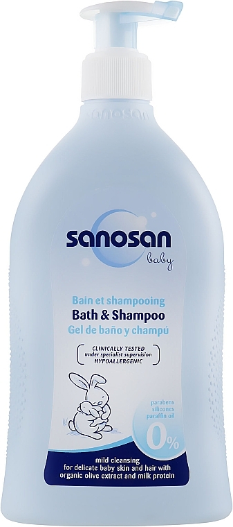 2in1 Shmapoo-Duschgel für Babys - Sanosan Baby Bath & Shampoo — Bild N2