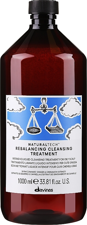 Reinigungsflüssigkeit für Haar und Kopfhaut - Davines NT Rebalancing Cleansing Treatment — Bild N2