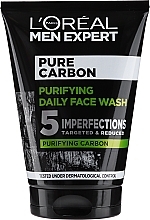 Gesichtswaschgel mit Aktivkohle für Männer - L'Oreal Paris Men Expert Pure Charcoal — Foto N3