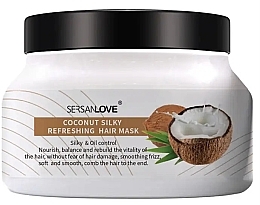 Düfte, Parfümerie und Kosmetik Erfrischende Haarmaske - Sersanlove Hair Film Coconut Silky Refreshing Hair Mask