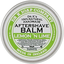 After Shave Balsam Zitrone und Limette - Dr K Soap Company Aftershave Balm Lemon 'N Lime — Bild N2