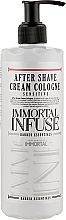 Düfte, Parfümerie und Kosmetik After-Shave-Creme für empfindliche Haut - Immortal Infuse After Shave Cream Cologne Sensitive