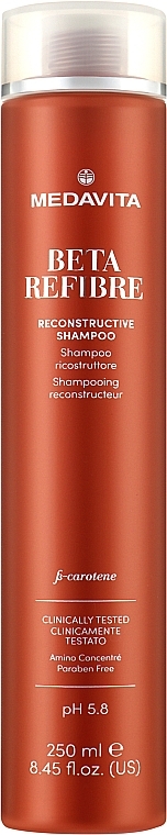 Reparierendes Shampoo für geschädigtes Haar - Medavita Beta Refibre Recontructive Shampoo — Bild N1