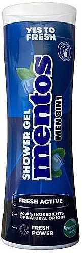 3in1 Duschgel - Mentos Men Fresh Active Shower Gel  — Bild N1