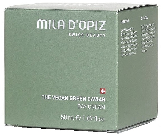 Tagesgesichtscreme - Mila D’Opiz The Vegan Green Caviar Day Cream — Bild N1