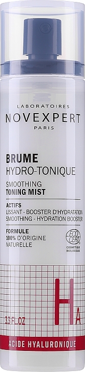 Glättendes Gesichtsspray mit Hyaluronsäure - Novexpert Hyaluronic Acid Smoothing Toning Mist — Bild N1