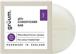 Conditioner für gefärbtes Haar - Gruum Conditioner Bar Shine Boost Henna + Juniper — Bild N1