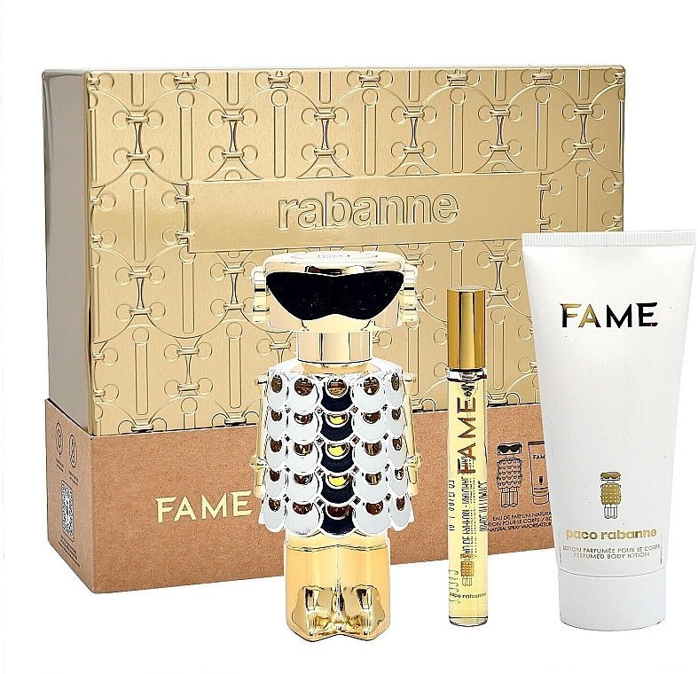 Paco Rabanne Fame - Duftset (Eau de Parfum 80ml + Körperlotion 100ml + Eau de Parfum 10ml )  — Bild N1