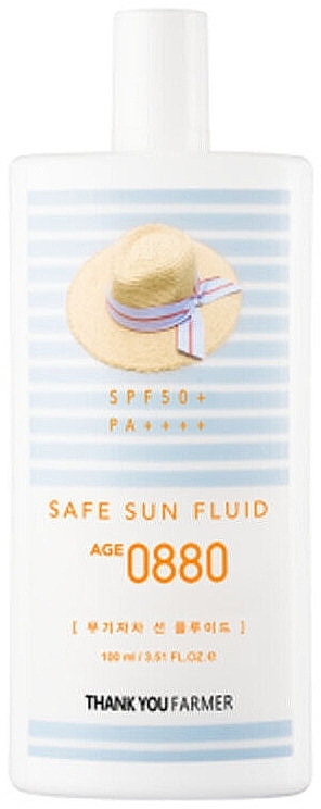 Sonnenschutz-Fluid - Thank You Farmer Safe Sun Fluid Age 0880 SPF50+ PA++++  — Bild N1