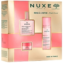 Set - Nuxe Pink Fever (Öl/50 ml +  Mizellenwasser/100 ml + Lippenbalsam/15 g)  — Bild N1