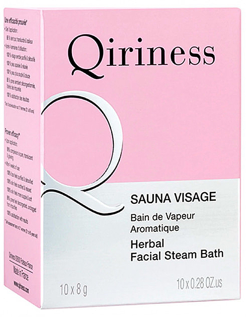 Aromatische Dampfbadtablette für Gesicht mit Kräutern - Qiriness Sauna Visage — Bild N2