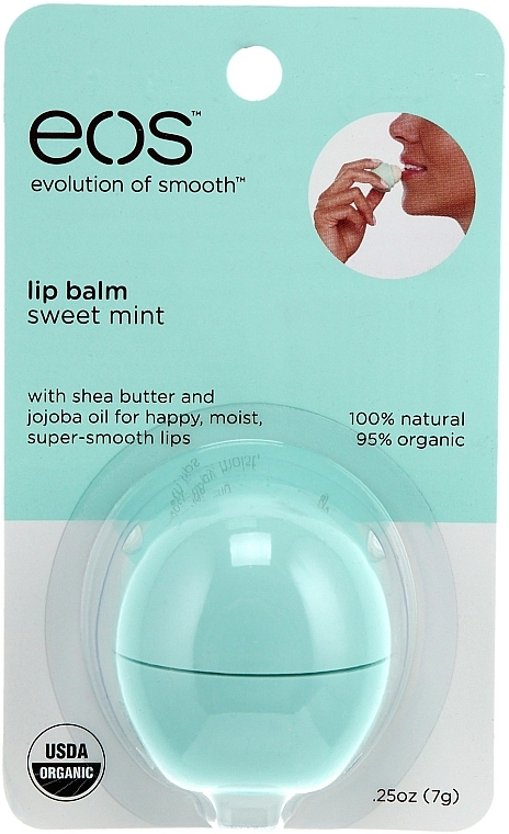 Lippenbalsam mit süßer Minzaroma - EOS Smooth Sphere Lip Balm Sweet Mint — Bild N4